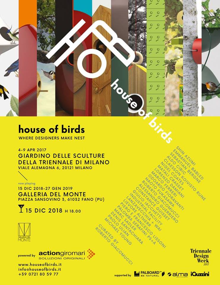 Mostra House of Birds - when designers make nest