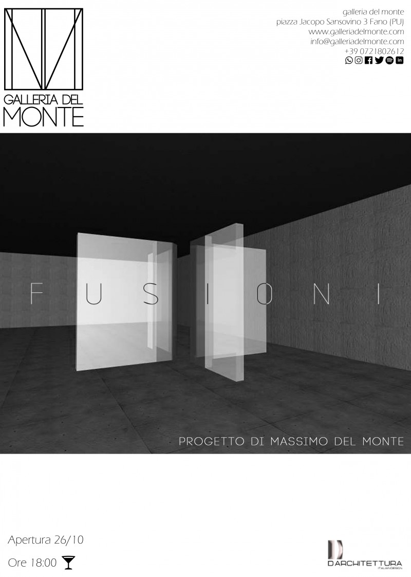 Fusioni , installazione di Massimo Del Monte